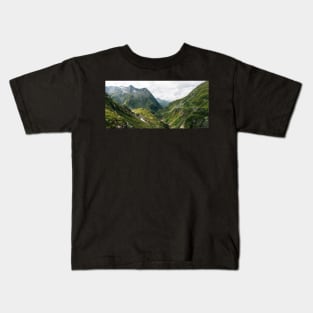 Alps of Switzerland XXL Panorama Kids T-Shirt